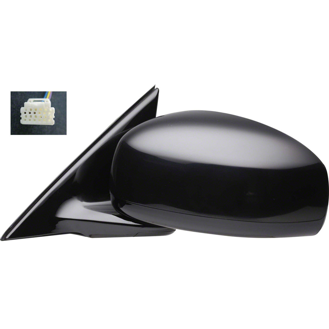 Left Side Mirror outside rear view 2007 - 2008 INFINITI G35  IN1320123 963021NA1A-PFM