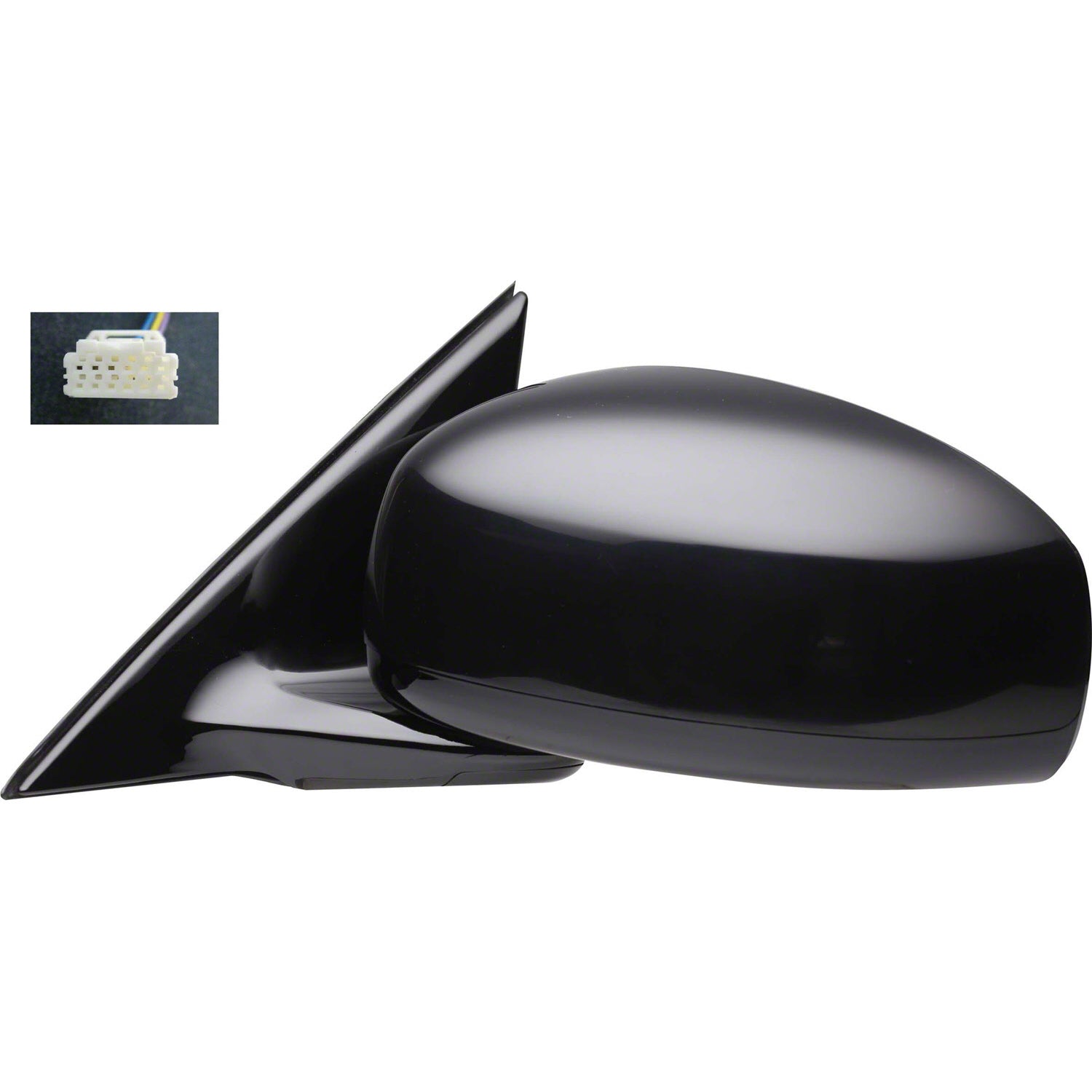 Left Side Mirror outside rear view 2007 - 2008 INFINITI G35  IN1320125 963021NA2A-PFM