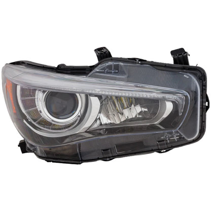 Head Lamp Right Side Assembly 2018 - 2023 INFINITI Q50 CAPA IN2503179C 260106HH7A