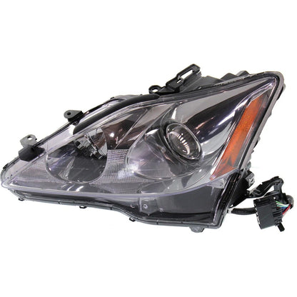 Left Side Headlamp Lens &amp; Housing 2009 - 2010 LEXUS IS250 CAPA LX2518125C 8117053400