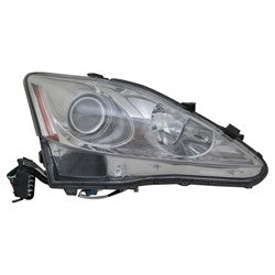 Right Side Headlamp Lens & Housing 2009 - 2010 LEXUS IS250 CAPA LX2519125C 8113053400