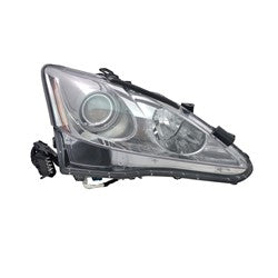 Right Side Headlamp Lens & Housing 2011 - 2015 LEXUS IS250 CAPA LX2519131C 8113053550