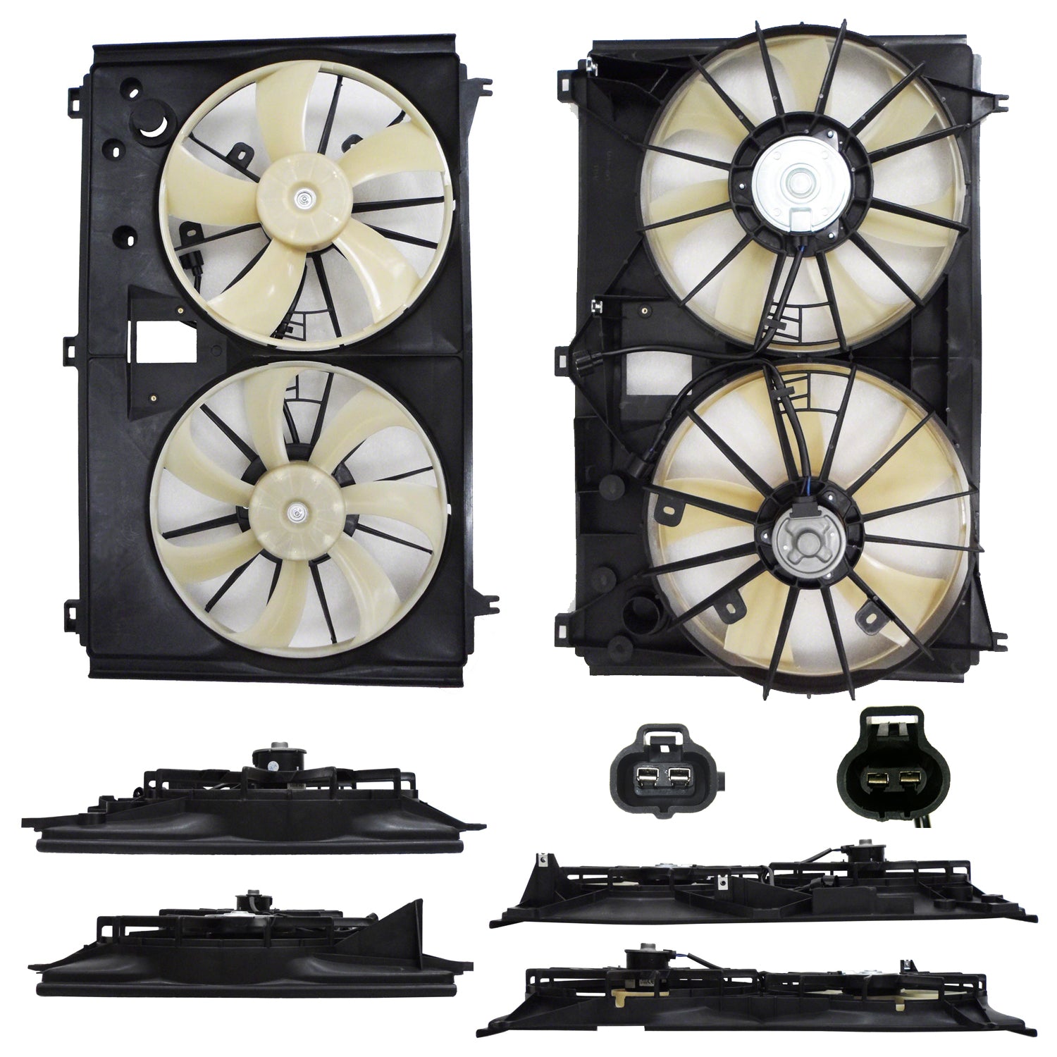 Radiator cooling fan assy 2007 - 2017 LEXUS LS460  LX3115123 1671138060-PFM