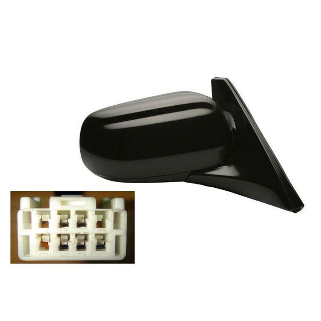 Right Side Mirror outside rear view 1999 - 2003 MAZDA PROTEGE MA1321151 BN6B6912008