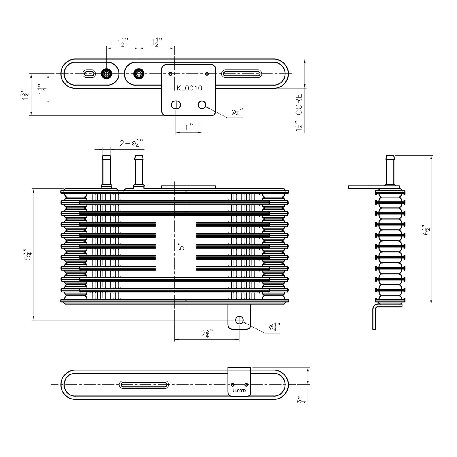 Transmission cooler assembly 2009 - 2017 MITSUBISHI LANCER  MI4050105 2920A103