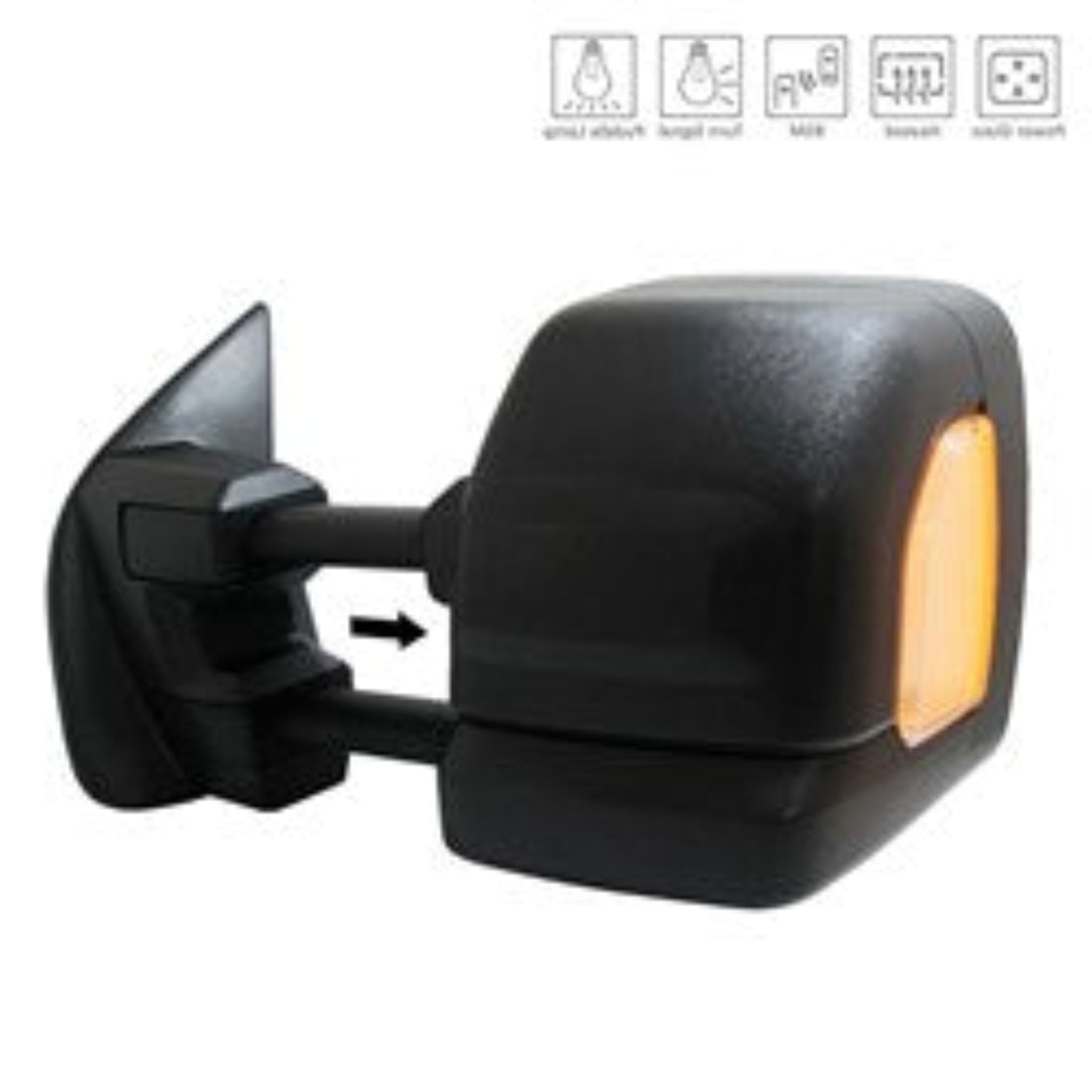 Espejo retrovisor exterior derecho 2017 - 2019 NISSAN TITAN NI1321308 963019FT1E