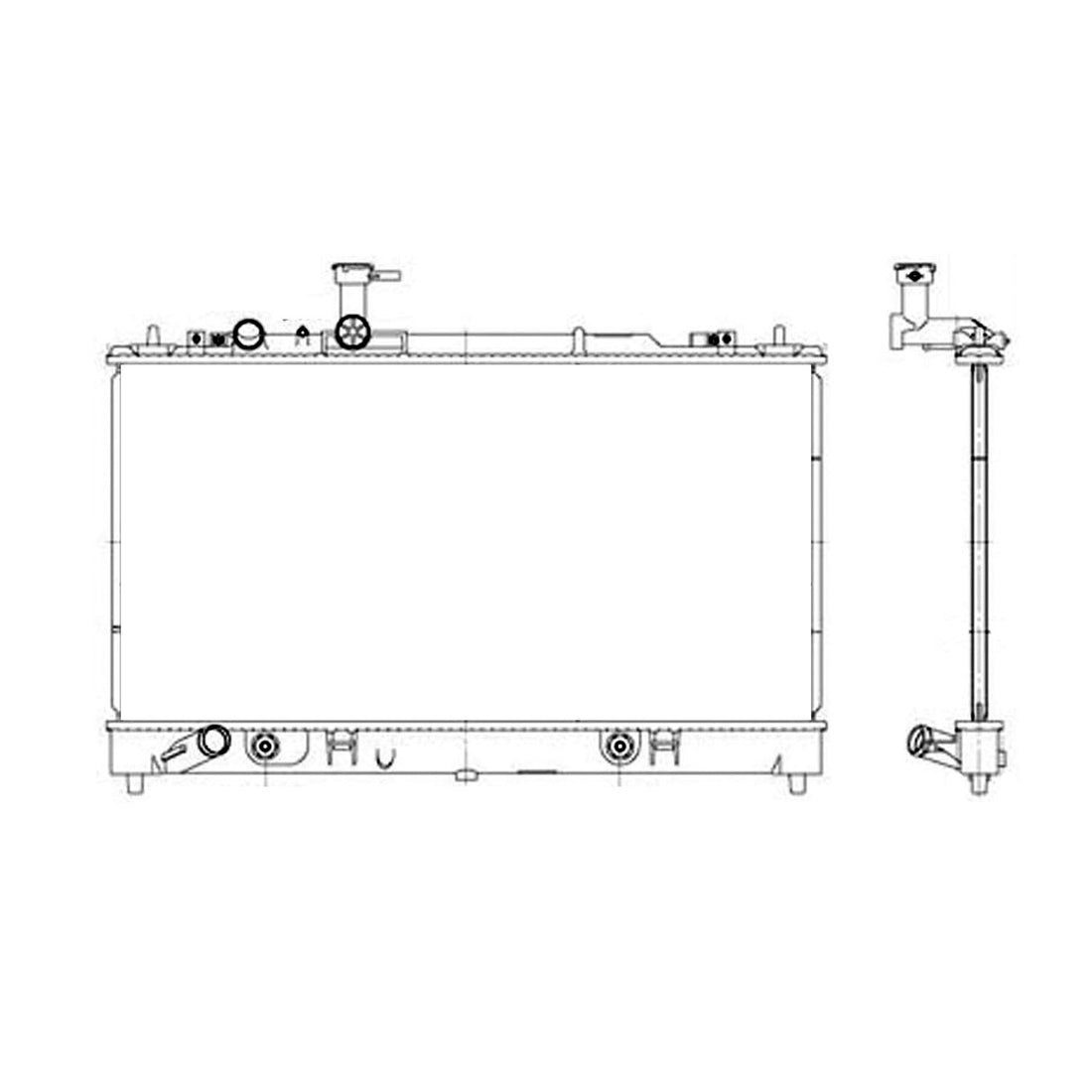 Radiator assembly 2006 - 2008 MAZDA 6  RAD13053 L3R115200A