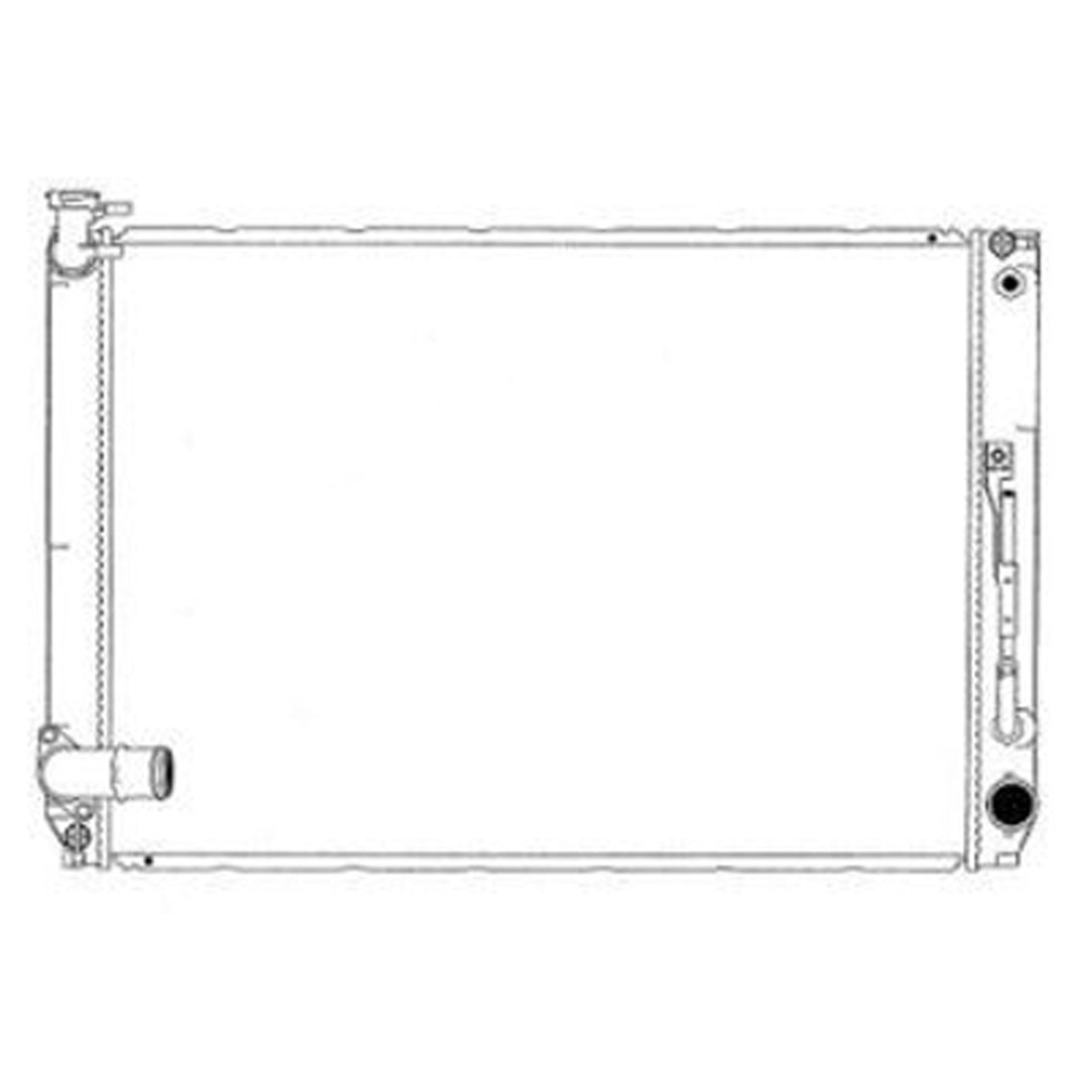 Radiator assembly 2007 - 2010 TOYOTA SIENNA  RAD13076 160410P201