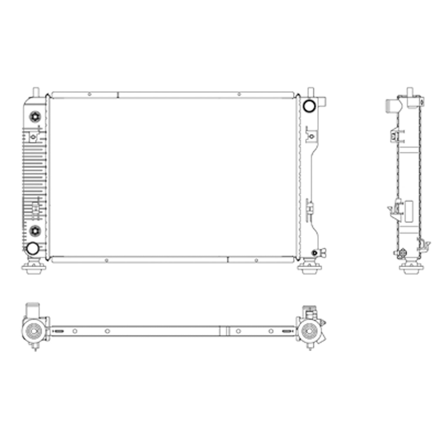 Radiator assembly 2008 - 2009 CHEVROLET EQUINOX  RAD13103 19130404