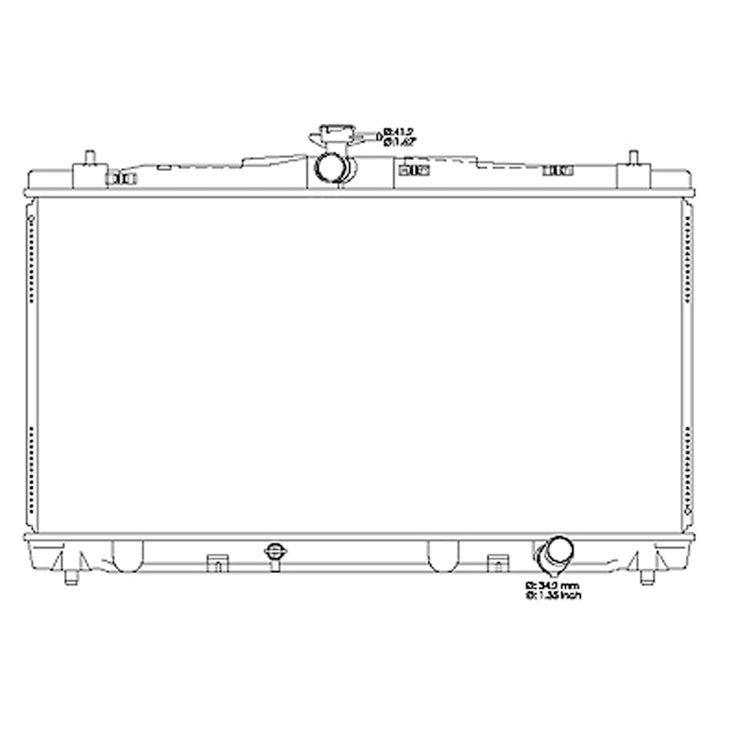 Radiator assembly 2012 - 2017 TOYOTA CAMRY  RAD13269 164000V110