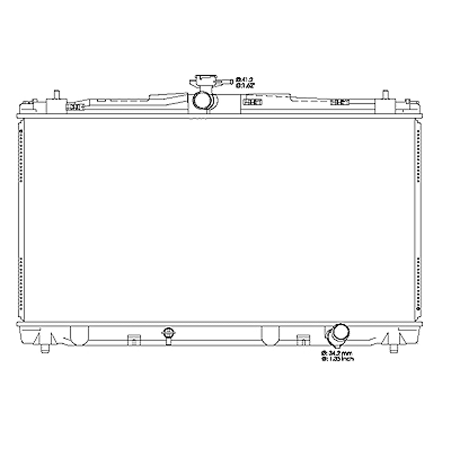 Radiator assembly 2016 - 2018 LEXUS ES350  RAD13270 164000P350