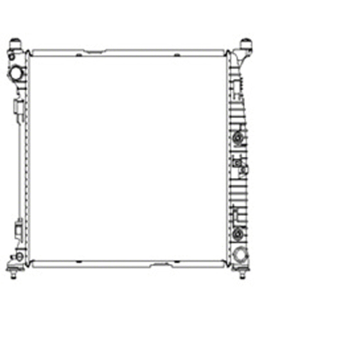 Radiator assembly 2013 - 2016 MERCEDES-BENZ GL350  RAD13505 0995001303