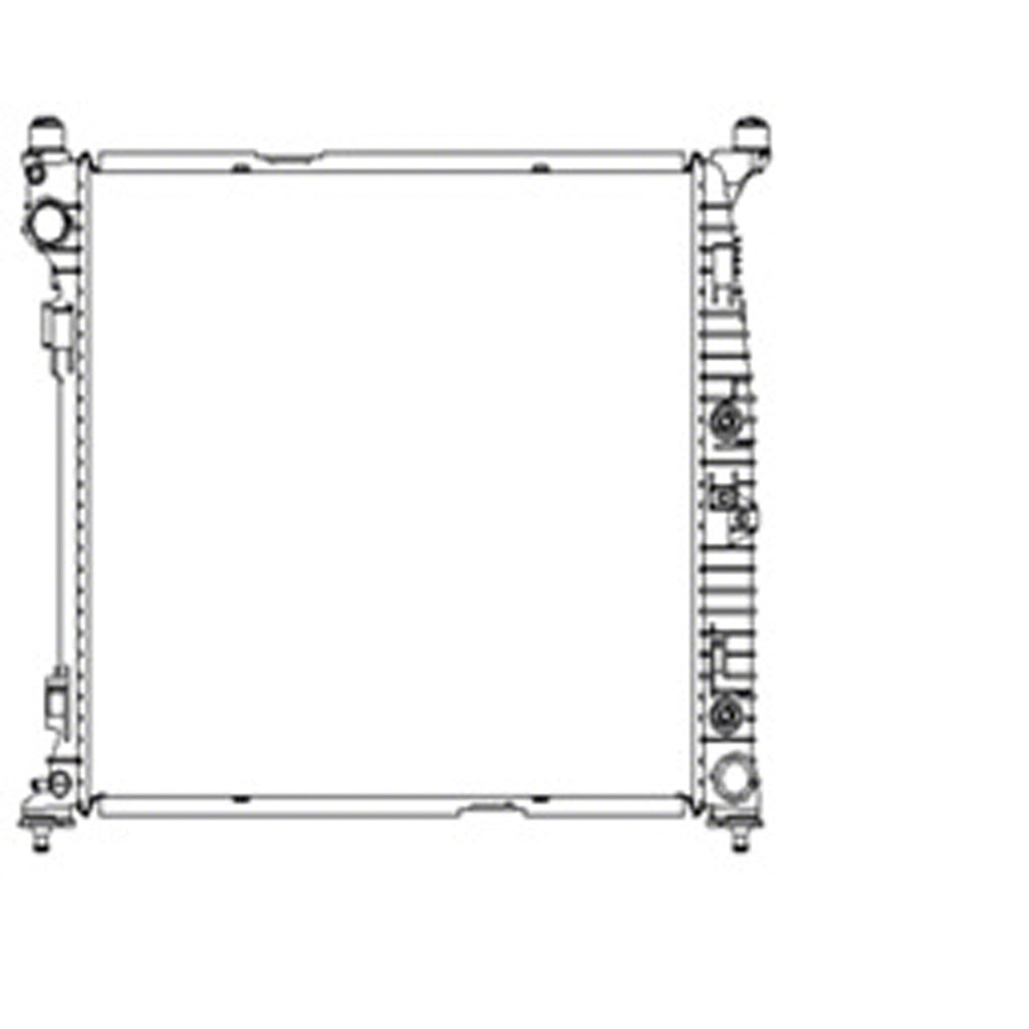 Radiator assembly 2013 - 2016 MERCEDES-BENZ GL350  RAD13505 0995001303