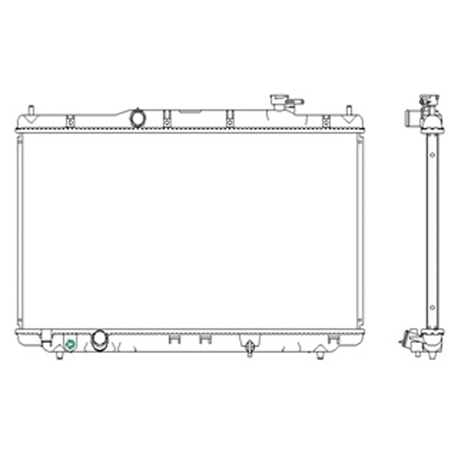 Radiator assembly 2015 - 2020 ACURA TLX  RAD13516 190105J2A01