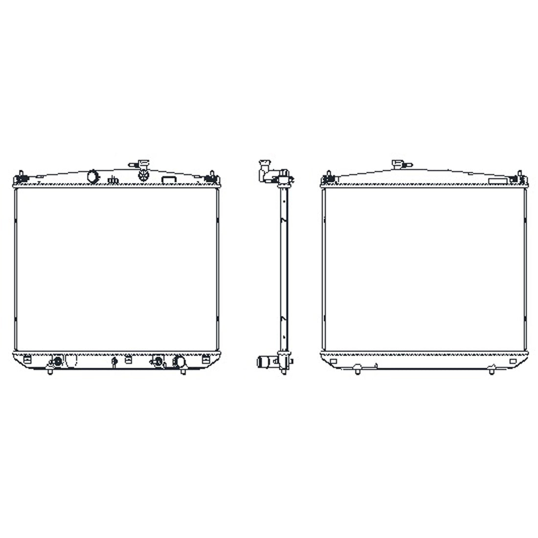 Radiator assembly 2016 - 2022 LEXUS RX350  RAD13596 164000P510