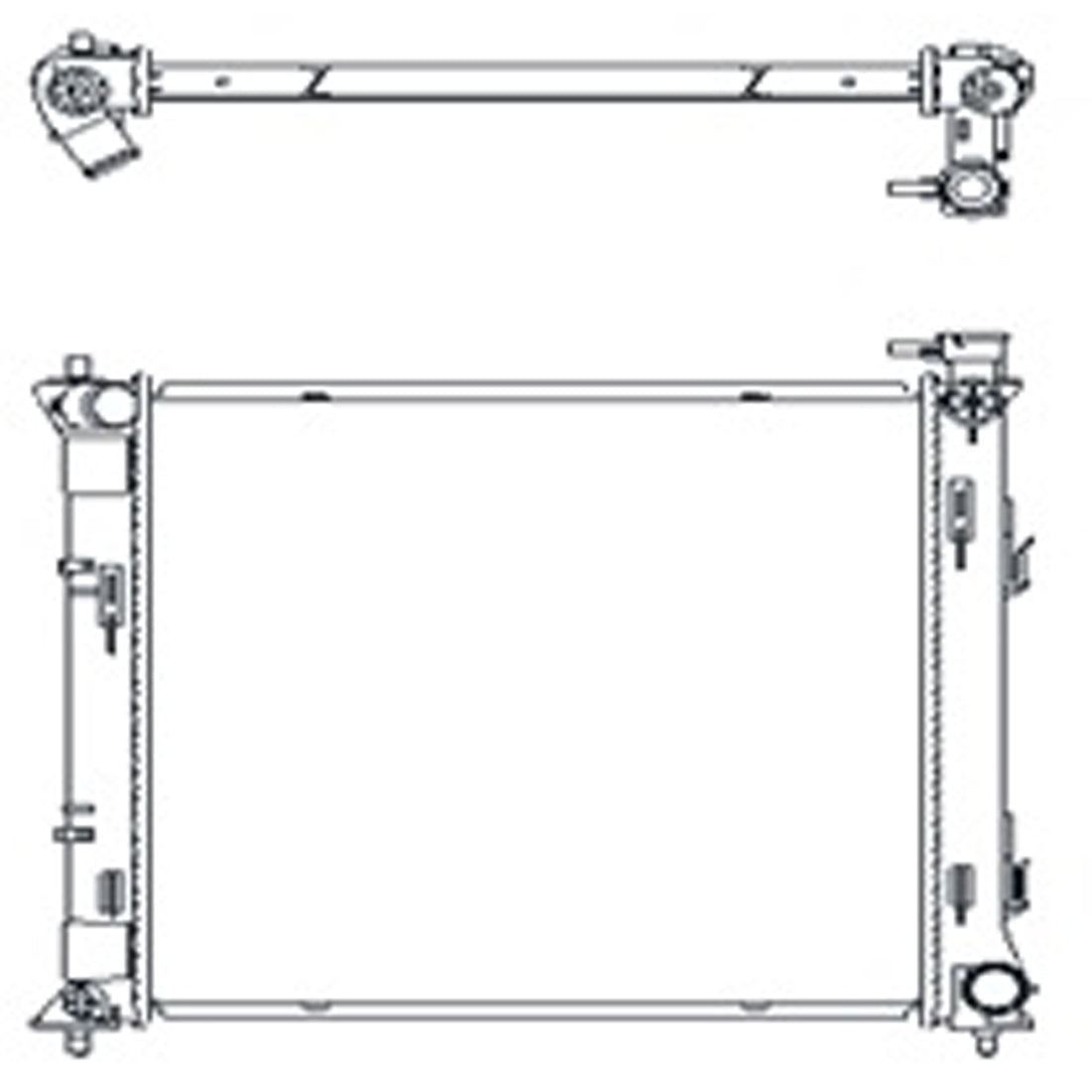 Radiator assembly 2016 - 2020 KIA OPTIMA  RAD13605 25310D5200