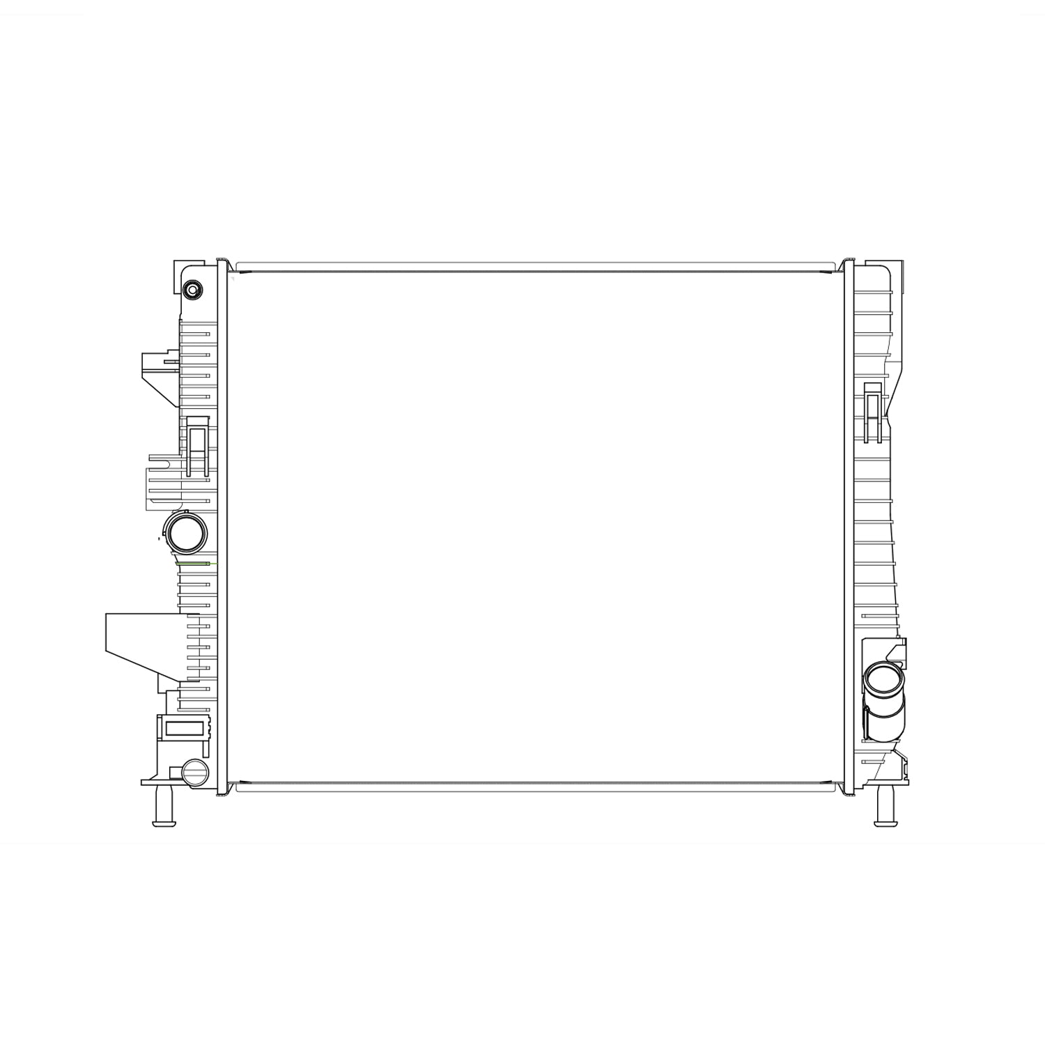 Radiator assembly 2015 - 2018 FORD FOCUS  RAD13635 F1FZ8005A