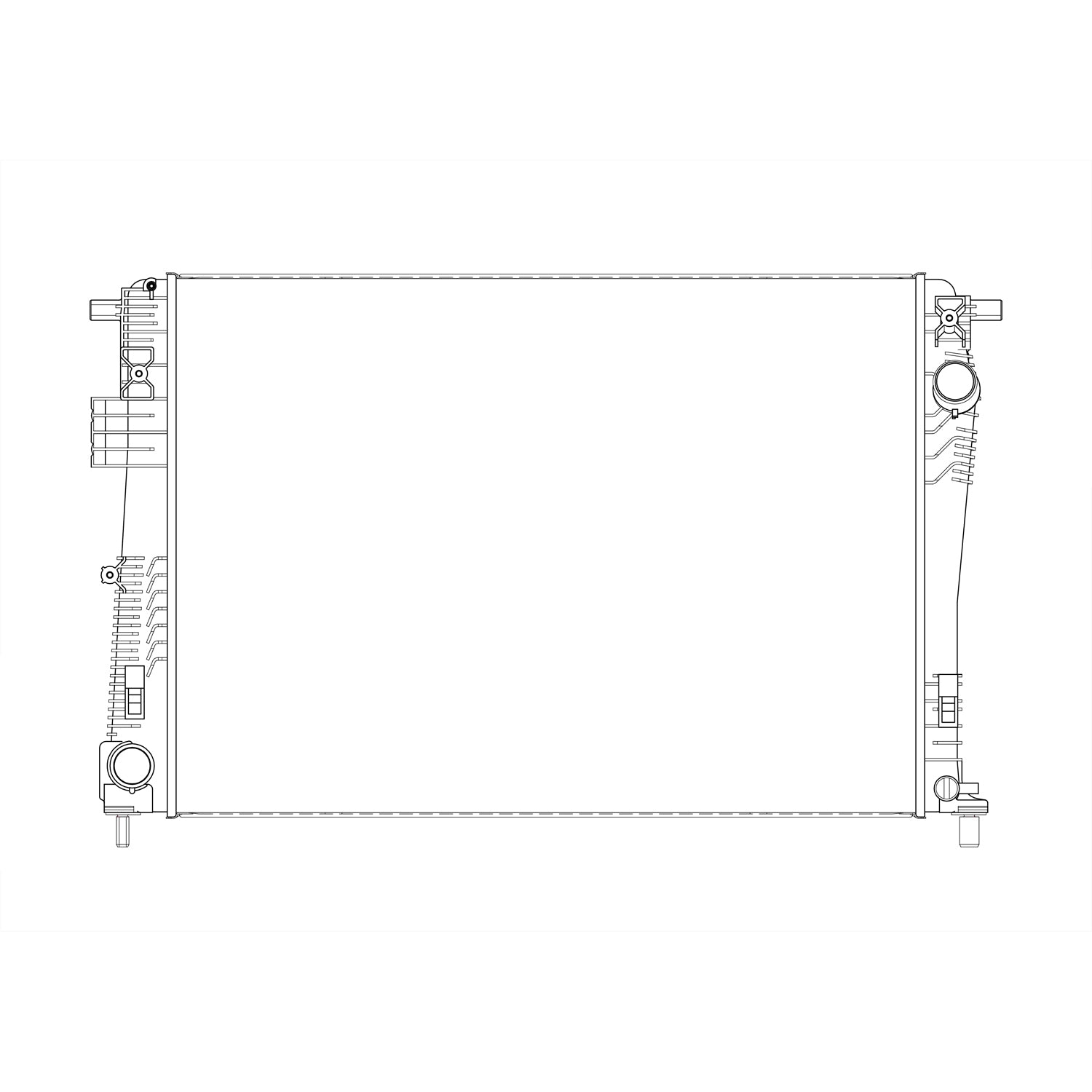 Radiator assembly 2021 - 2024 CHRYSLER GRAND CARAVAN  RAD13642 68595954AA