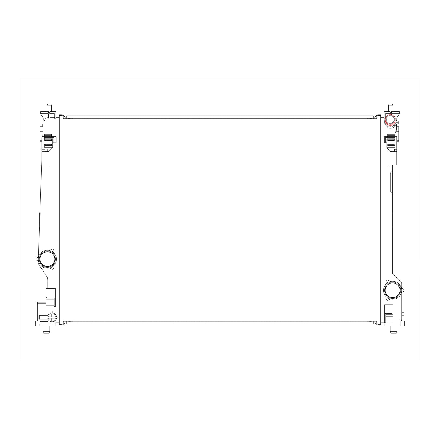 Radiator assembly 2018 - 2022 TOYOTA CAMRY  RAD13670 16400F0010