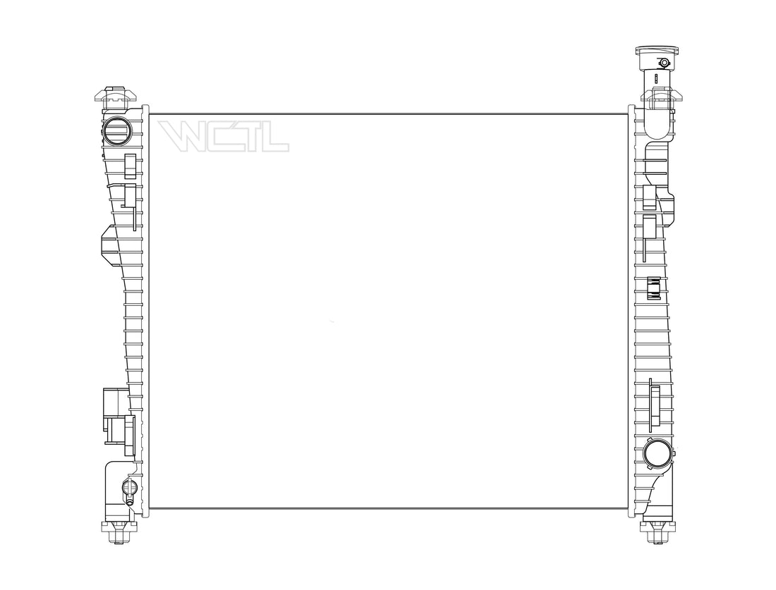 Radiator assembly 2017 - 2020 DODGE DURANGO  RAD13700 68232592AB