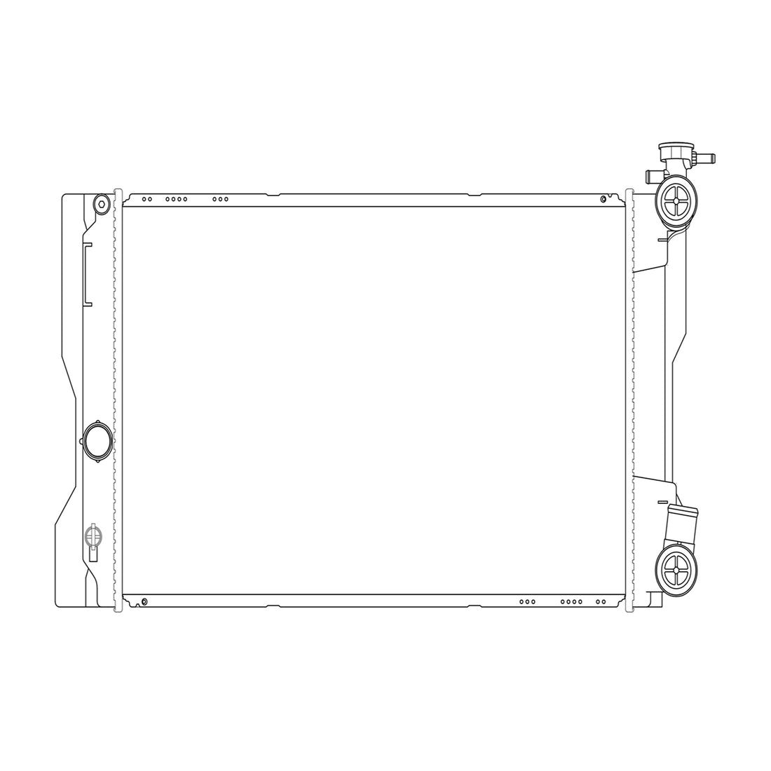 Radiator assembly 2017 - 2019 TOYOTA COROLLA  RAD13780 164100T043