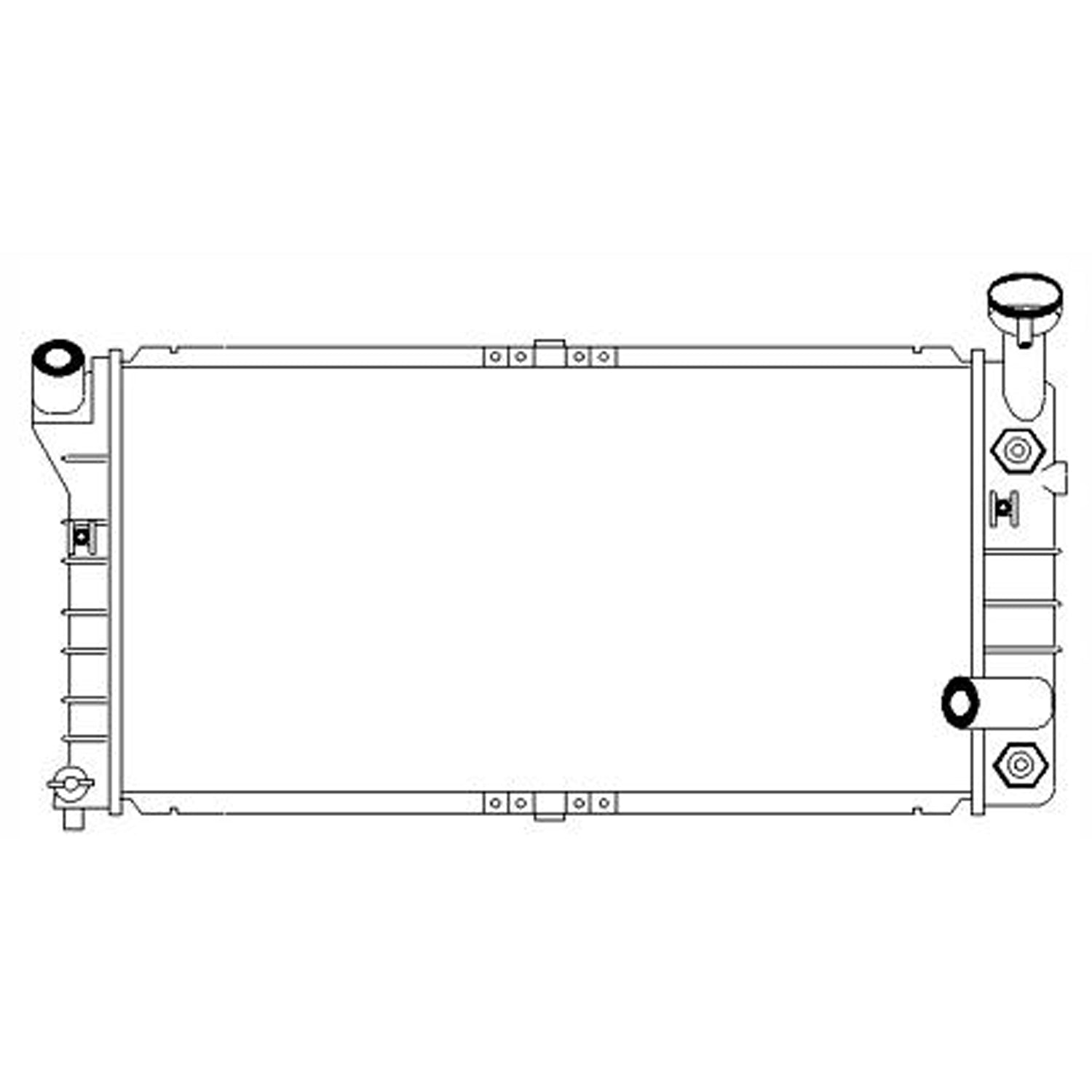Radiator assembly 1994 - 1996 BUICK REGAL  RAD1518 52471561