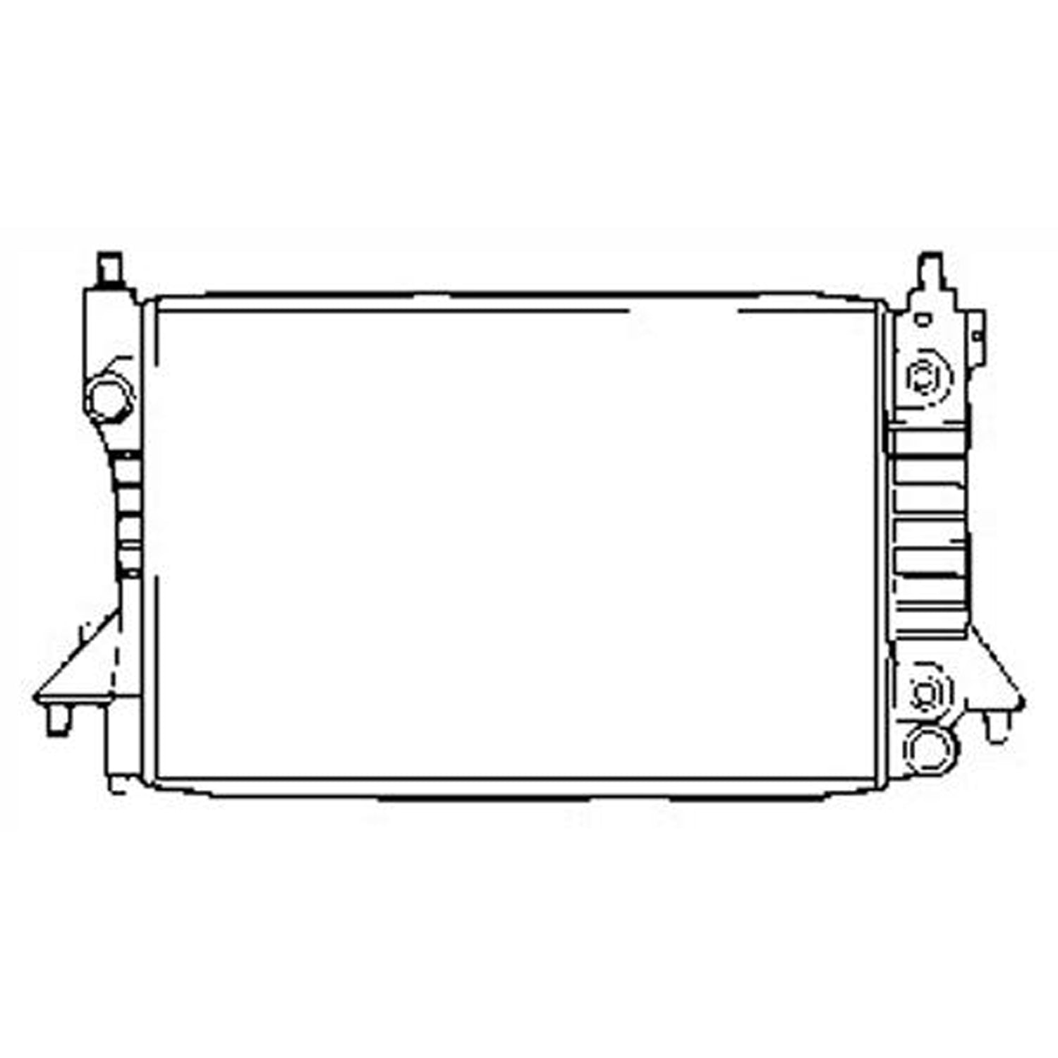 Radiator assembly 2001 - 2007 FORD TAURUS  RAD1830 H2MZ8005D