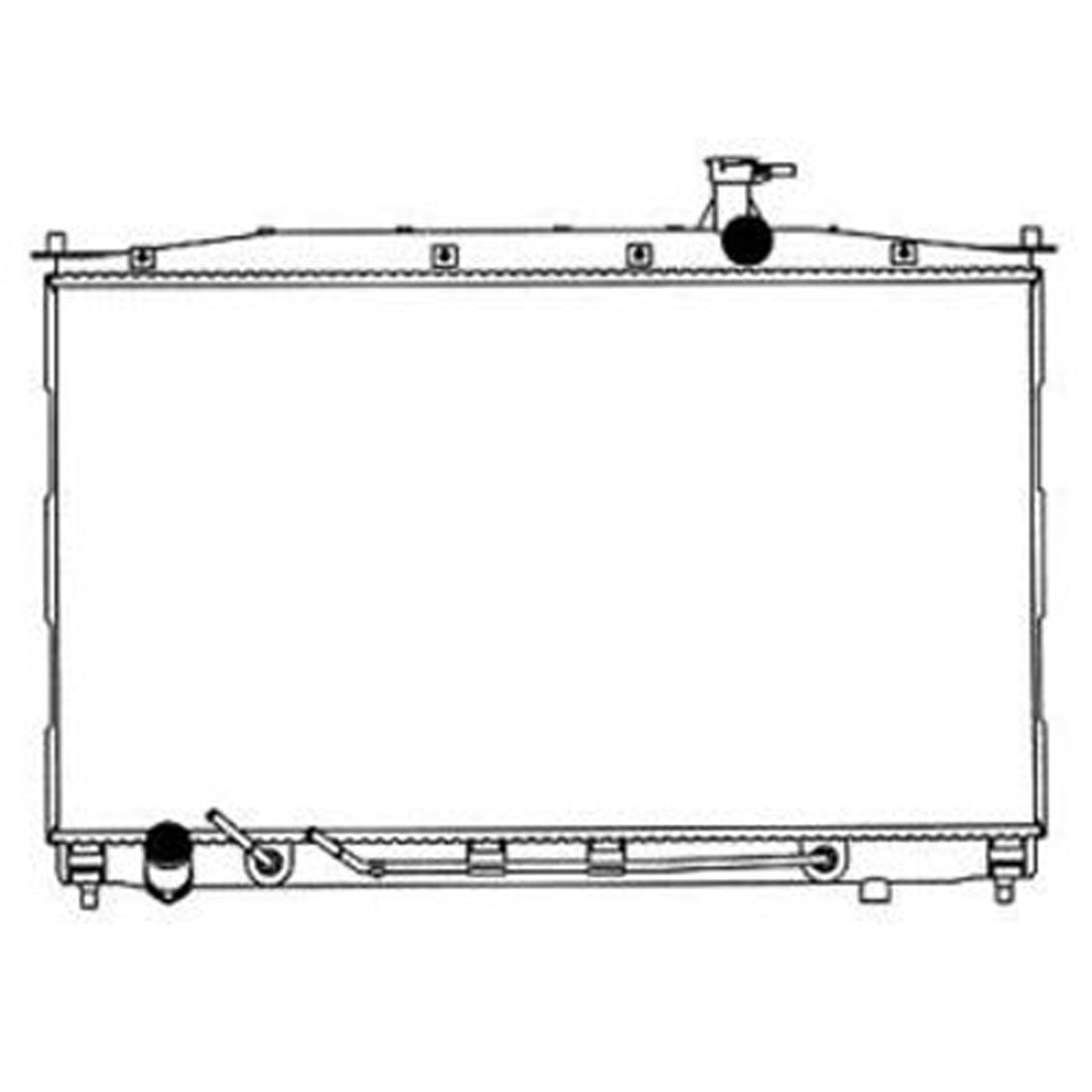 Radiator assembly 2007 - 2009 HYUNDAI SANTA FE  RAD2897 253100W100