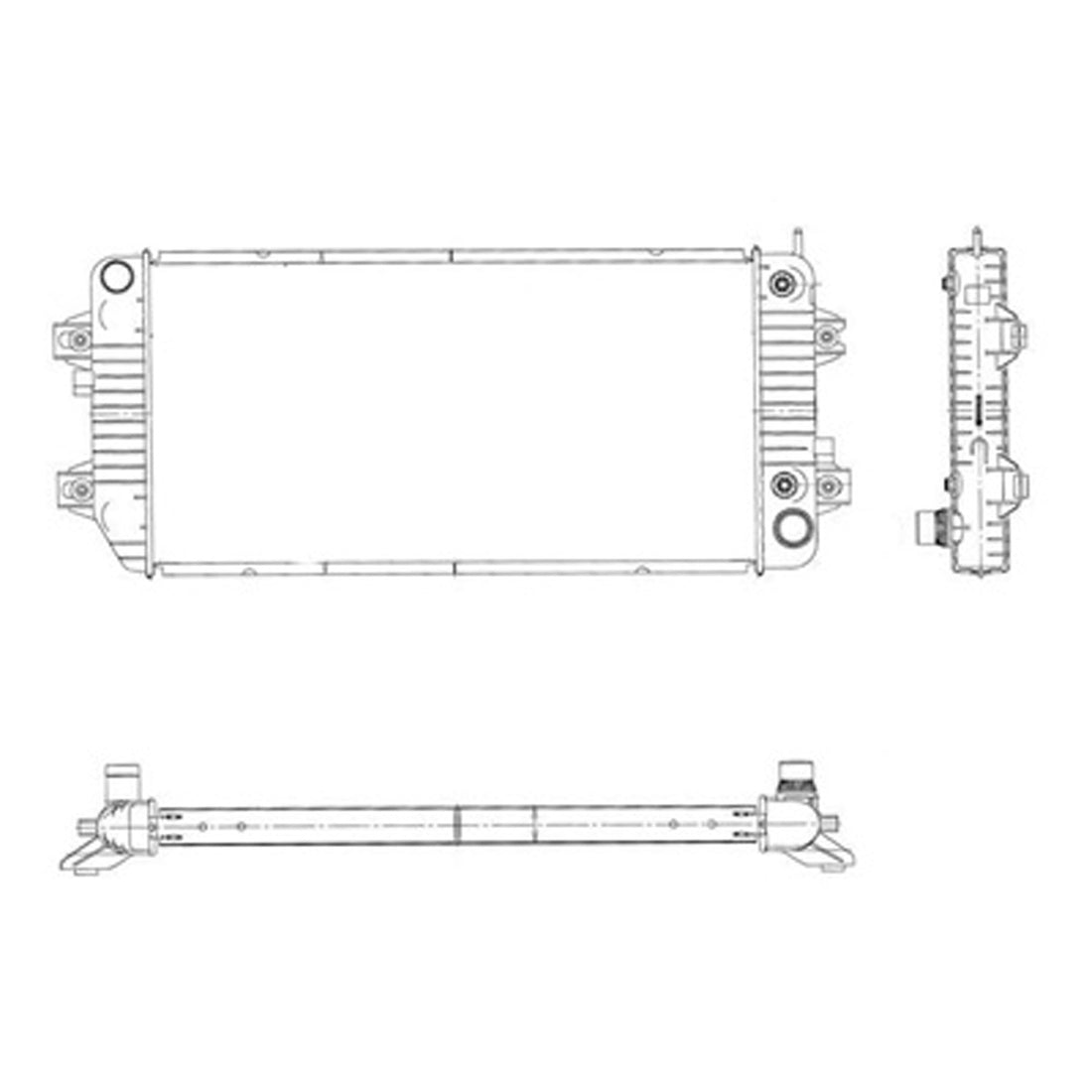 Radiator assembly 2003 - 2014 CHEVROLET EXPRESS 1500  RAD2935 22805590