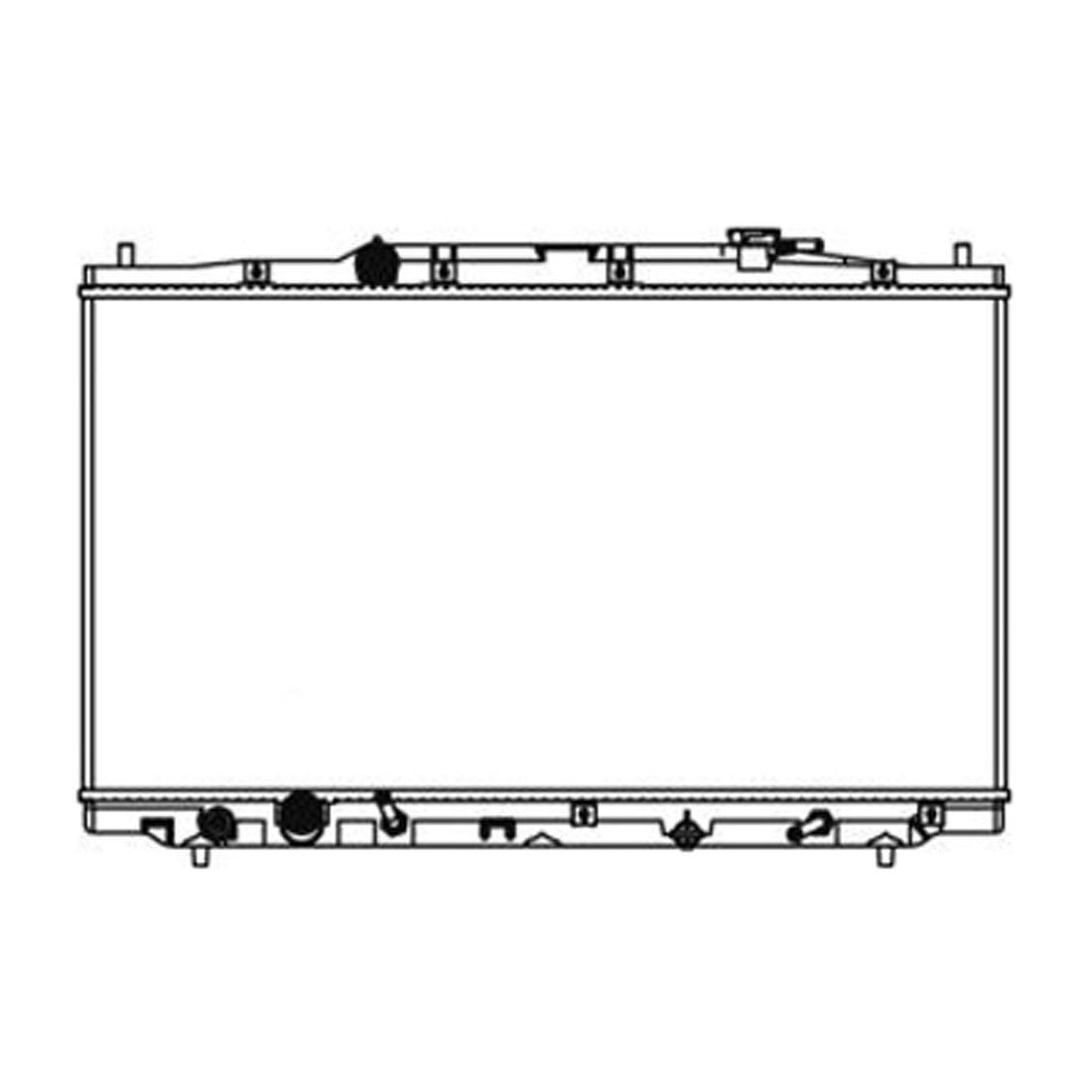 Radiator assembly 2008 - 2012 HONDA ACCORD  RAD2989 19010R70A53