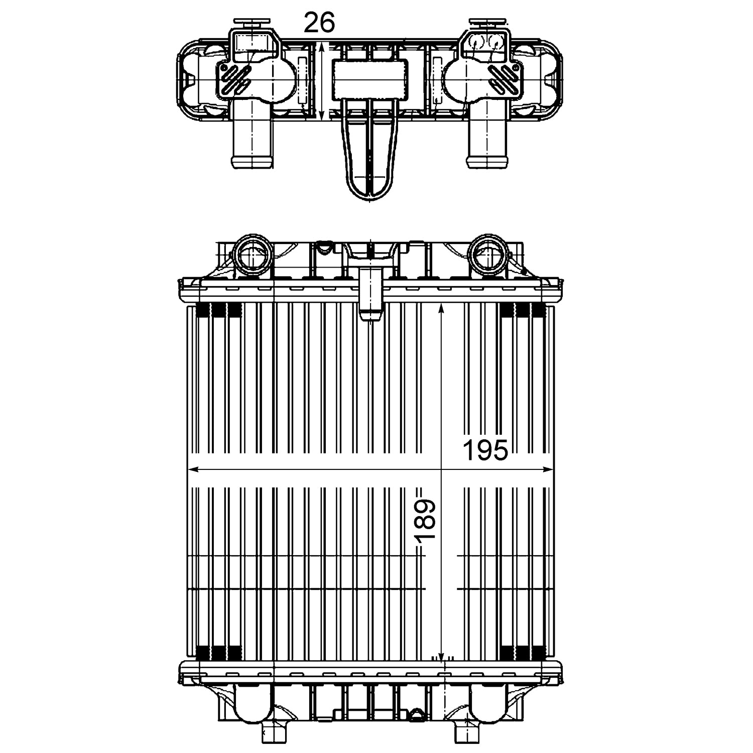 Intercooler assy 2012 - 2018 AUDI A6  RAD3015 4G0121212