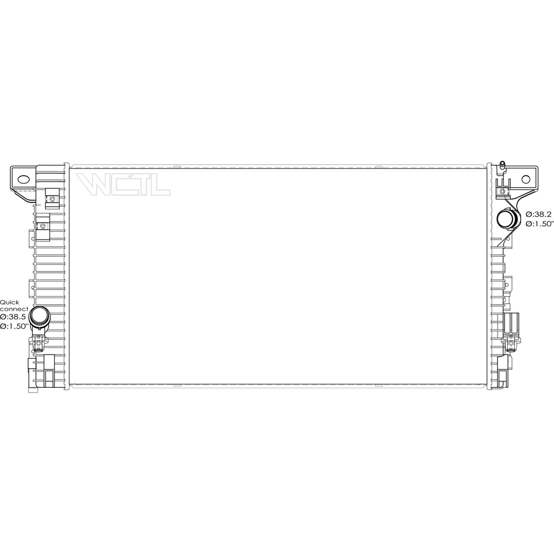 Radiator assembly 2018 - 2018 FORD F-150  RAD3108 HL3Z8005C