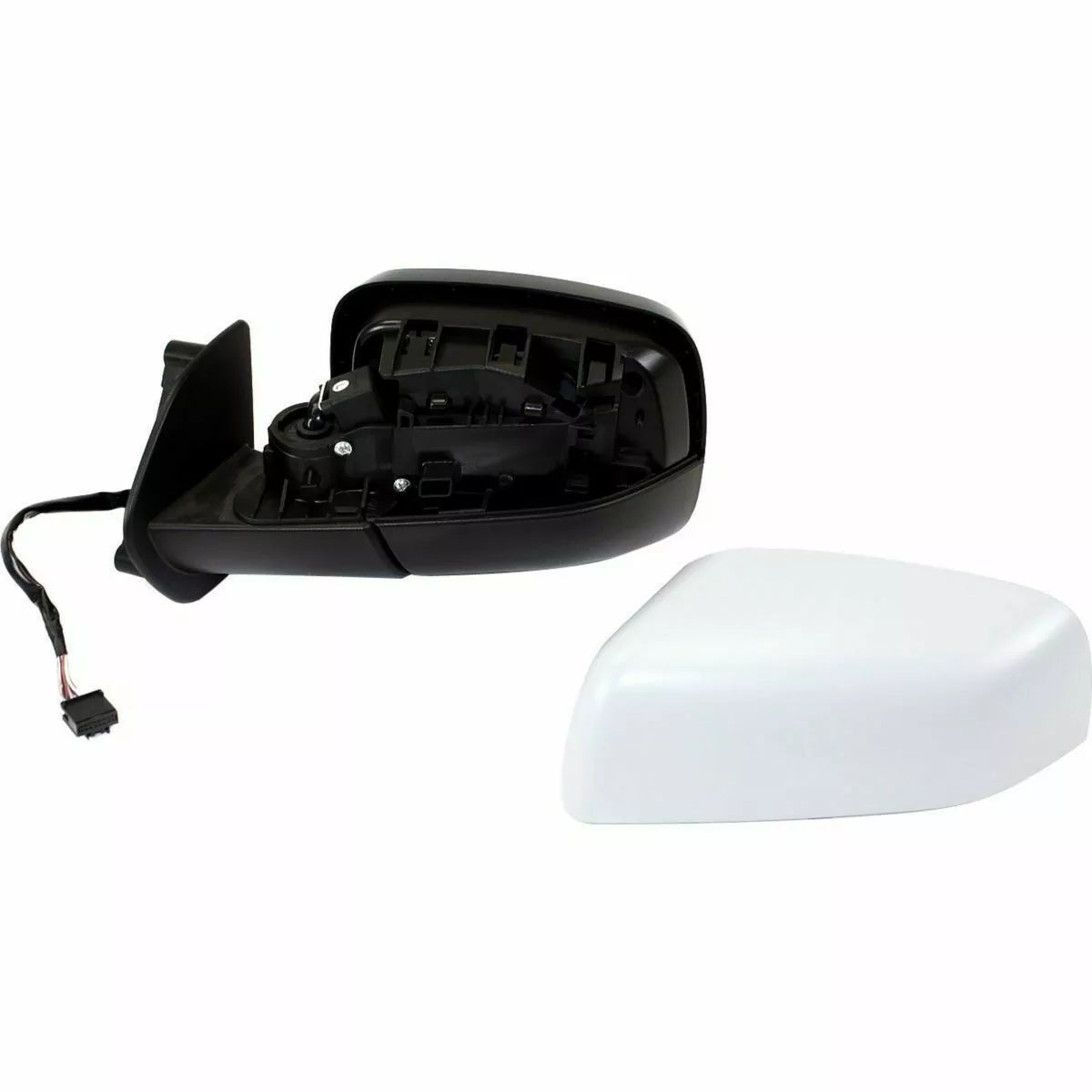 Left Side Mirror outside rear view 2010 - 2013 LAND ROVER LR4  RO1320103 LR041886-PFM