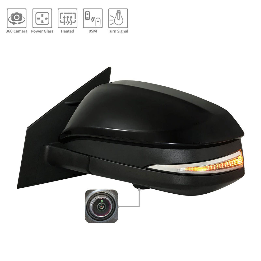 Left Side Mirror outside rear view 2016 - 2018 TOYOTA RAV4  TO1320381 8794042C90-PFM