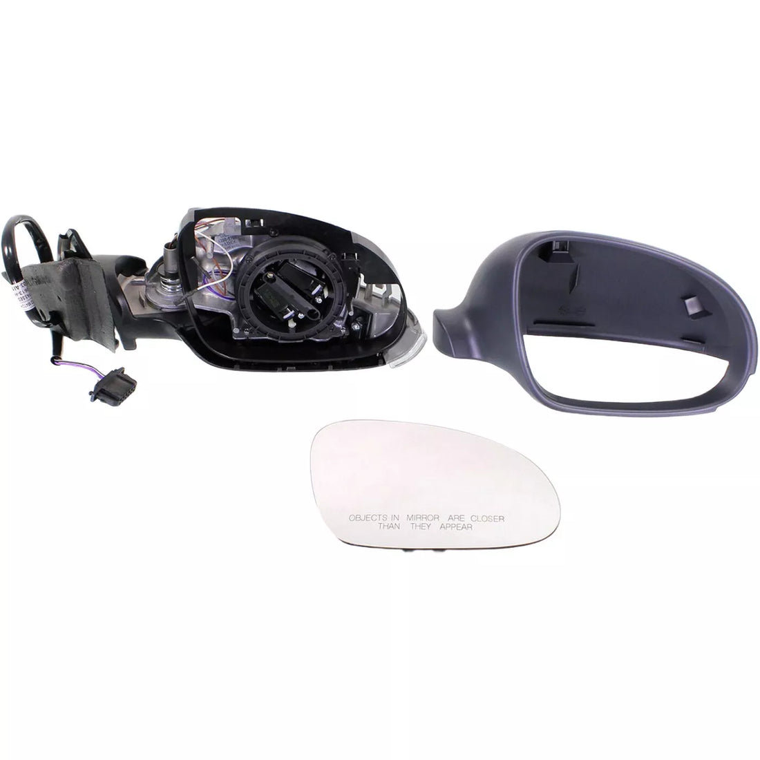 Right Side Mirror outside rear view 2003 - 2005 VOLKSWAGEN PASSAT  VW1321138 3B1857508AT01C-PFM 3B1857508AB