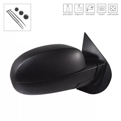 Left Side Power Mirror Heated, Textured 2007 - 2014 CHEVROLET SUBURBAN 1500 GM1320324 25831194
