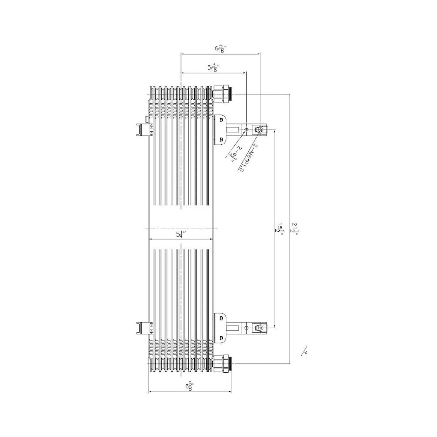 Transmission cooler assembly 2011 - 2014 CHEVROLET SILVERADO 2500 HD  GM4050114 22819356