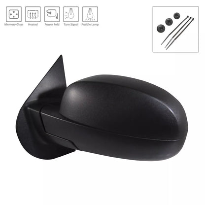 Left Side Power Mirror Heated, Textured 2007 - 2014 CHEVROLET SUBURBAN 1500 GM1320324 25831194